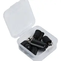 Набор автолюбителя №1, 5 колпачков, пластик, 5 золотников коротких, ключ