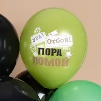 Воздушные шары латексные 12" &laquo;Дембель&raquo;, набор 25 шт.