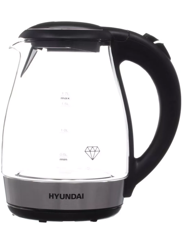 Чайник HYK-G2030 1,7л 2200Вт черный (стекло)