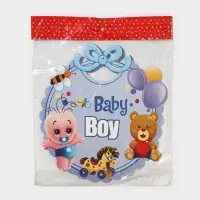 Украшение на гендер пати &laquo;Подвеска Baby Boy&raquo;, 28.5&times;24.5 см, голубое
