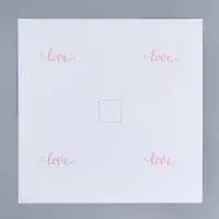 Коробка кондитерская для муссовых пирожных &laquo;Love&raquo;, 17.8&times;17.8&times;6.5 см