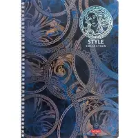 Тетрадь А4 96л кл Hatber "От Кутюр. Выпуск №2", на гребне, многоур перф, 3D фольг 2В МИКС