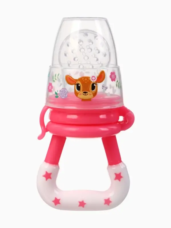 Ниблер для прикорма, от 5 мес., с силиконовой сеточкой, размер М &laquo;Оленята&raquo;