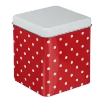 Банка для сыпучих продуктов тм VETTA, Горошек, 10x10x12см, жесть