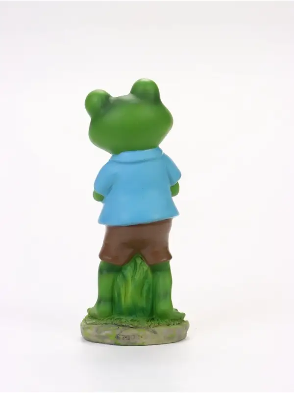 Садовая фигура из полистоуна &laquo;Лягушонок с саксофоном&raquo;, 8.5&times;11&times;25 см, Greengo