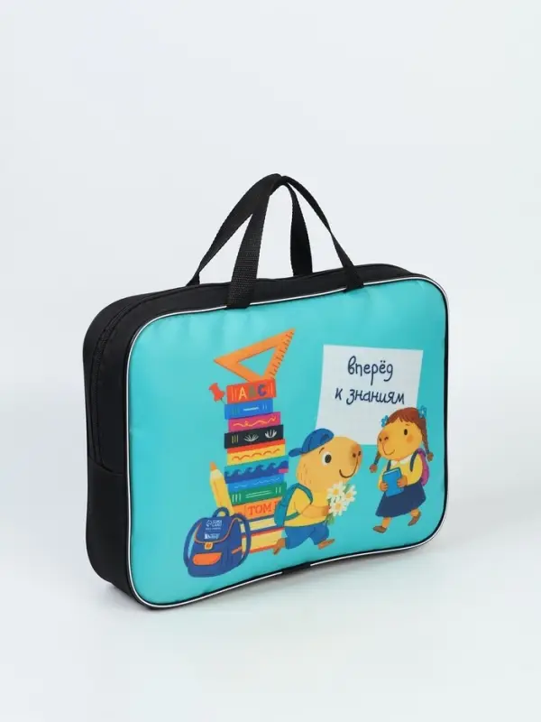 Папка для труда, А4, текстильная, 35&times;27&times;7 см &laquo;Лисичка&raquo;