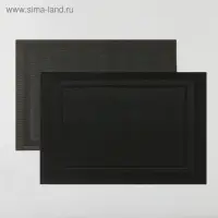 Салфетка сервировочная на стол Доляна &laquo;Окно&raquo;, 45&times;30 см, коричневая
