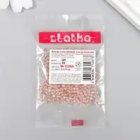 Бисер "Zlatka" 08/0, 3 мм, 10 г 0109A св.персиковый