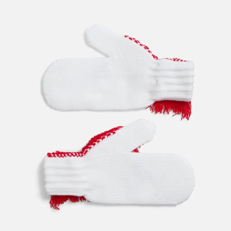 Варежки «Игогошки», с красной гривой Варежки «Игогошки», с красной гривой