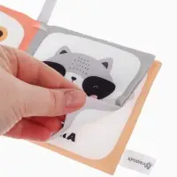 Книжка - шуршалка для малышей &laquo;Звери&raquo;, 11&times;11.5 см, от 3 мес.