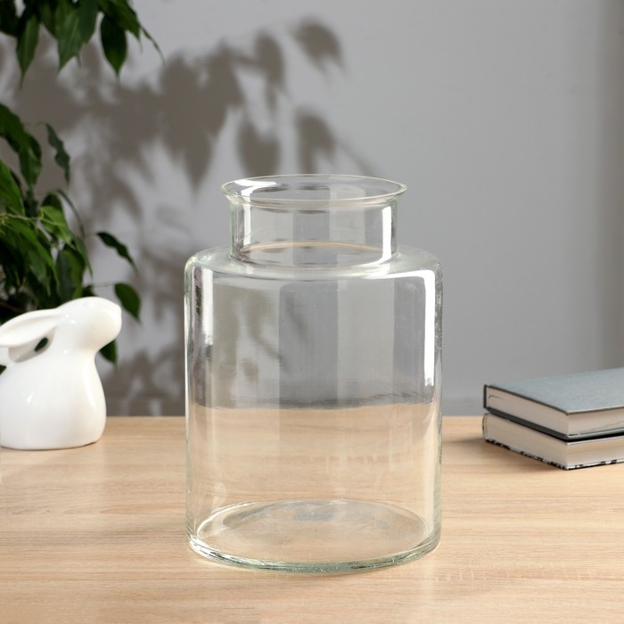 Ваза  Ваза "Кассандра-2 Флорариум банка" d-13см  h=26х18,5 см,  (2695)