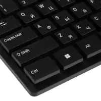 Комплект клавиатура и мышь Smartbuy ONE 400AG, беспроводной, USB, от батареек AA/ААА, чёрный