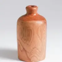 Ваза для сухоцветов &laquo;Элегия&raquo;, 8&times;8&times;13 см, дерево джати, коричневая