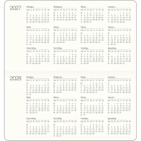 Еженедельник датированный 2027 IF 160x90мм 64л тверд Исследовать I2100/grey