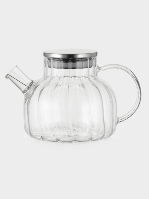 Чайник заварочный с металлической крышкой и металлическим фильтром Чайник заварочный с металлической крышкой и металлическим фильтром "Свик" 600 мл 17х11см