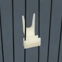 Вилка для фруктов большая. 1.5&times;1.8 см набор 3 шт., пластик