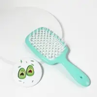 Расческа массажная, с зеркалом Расческа массажная, с зеркалом