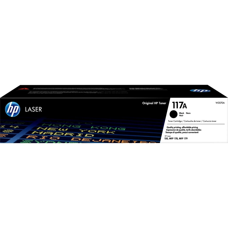 Тонер-картридж HP 117A W2070A чер. для 150/MFP 178/179