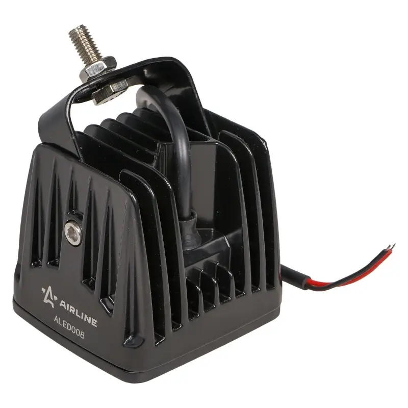 Фара светодиодная квадратная, 4 LED линза 4D, 12W, (82х75х75) 12/24V