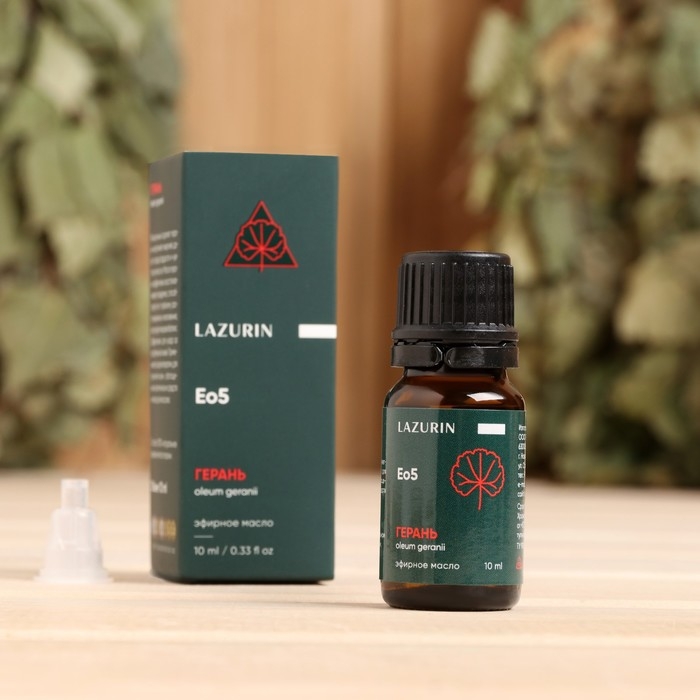 Эфирное масло Герани в индивидуальной упаковке 10 мл Эфирное масло Герани в индивидуальной упаковке 10 мл