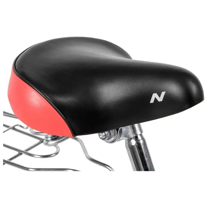 Велосипед детский Novatrack CANDY, диаметр колёс 20", со съёмными колёсами, с сумкой, коралловый