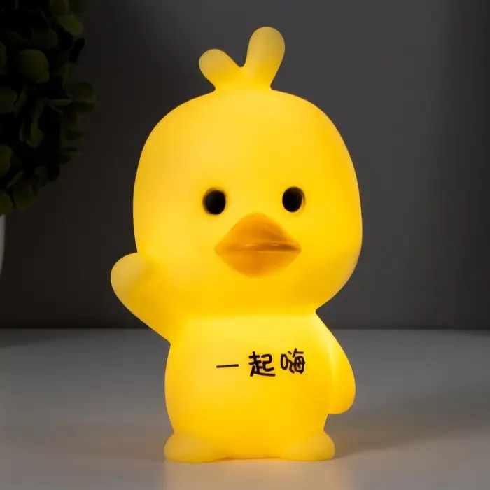Фигурка светящаяся RISALUX «Утёнок», LED-ночник, от батареек, жёлтый, 7×8×13.5 см Фигурка светящаяся RISALUX «Утёнок», LED-ночник, от батареек, жёлтый, 7×8×13.5 см
