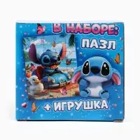 Набор пазл с игрушкой "Стич"