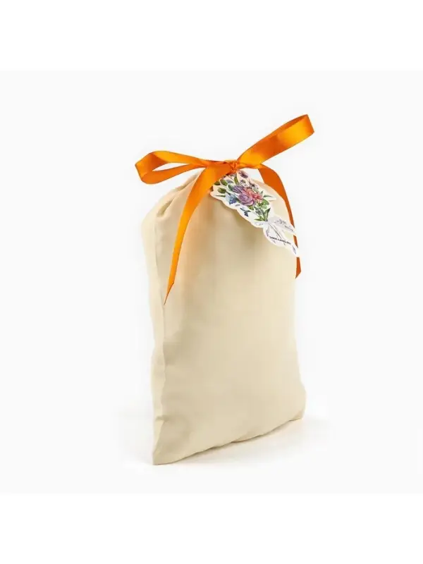 Мешочек подарочный из хлопка &laquo;С любовью для тебя&raquo;, цветы, 16&times;24 см &plusmn; 1.5 см