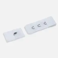 Застёжка для бюстгальтера, 3 ряда 1 крючок, 10 шт., белая