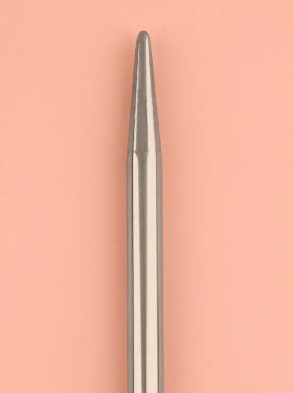 Спицы круговые, для вязания, с металлическим тросом, d=4.5 мм, 14/80 см