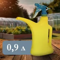 Лейка, 0.9 л, с распылителем, цвет МИКС