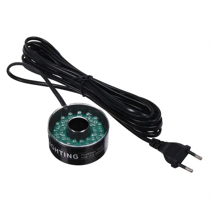 Фонтан садовый с подсветкой LED-5800FP, 40 Вт, h=3 м, 3500 л/ч, 30 LED-ламп, кабель 5 м