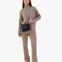 Сумка женская кросс-боди TEXTURA на молнии, 21&times;7&times;13 см, синяя