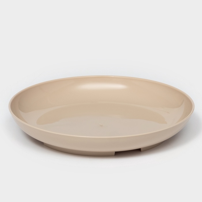 Горшок для цветов с поддоном Доляна «Арена», 2 л, пластиковый, цвет пудровый Горшок для цветов с поддоном Доляна «Арена», 2 л, пластиковый, цвет пудровый