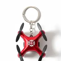 Брелок на кольце &laquo;Дрон&raquo; красный, колёса крутятся 8&times;8&times;3 см