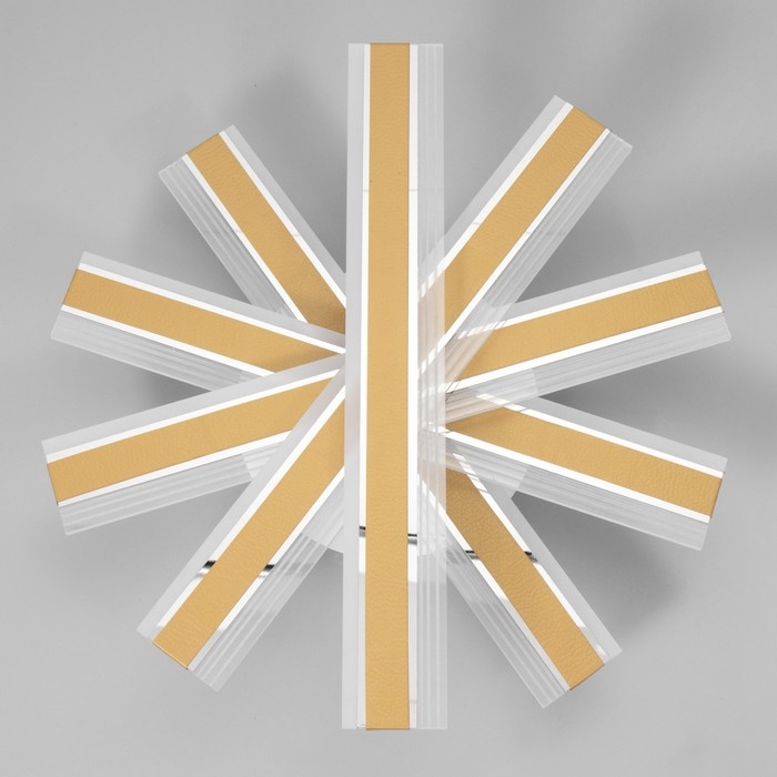 Люстра с ПДУ Люстра с ПДУ "Джема" LED 140Вт 3000-6000Вт RGB золото 50х50х12см BayerLux