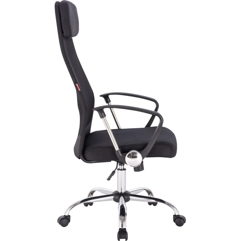 Кресло BN_Sp_EChair-589 TC сетка/ткань черный, хром