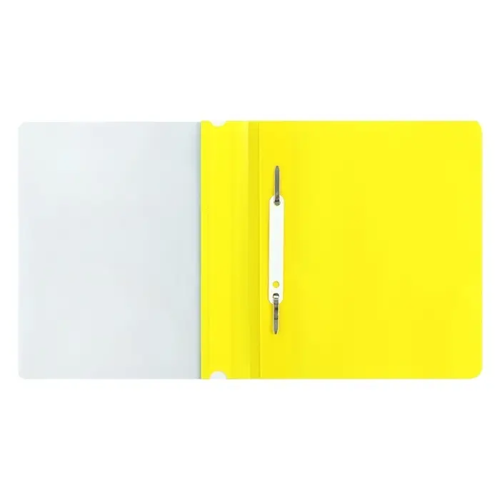 Набор папок-скоросшивателей А5, 5 штук, Calligrata, 180 мкм, с прозрачным верхом, жёлтый