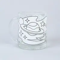 Кружка под роспись "Космическая" (краска в наборе)