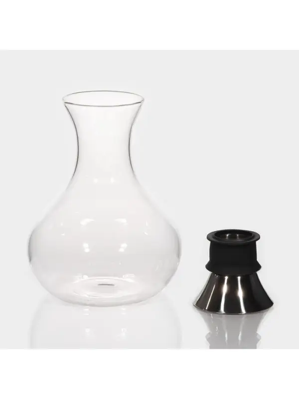 Декантер Magistro &laquo;Богема&raquo;, 1.5 л, 15.5&times;20.5 см, металлическая крышка с диспенсером, стекло, прозрачный