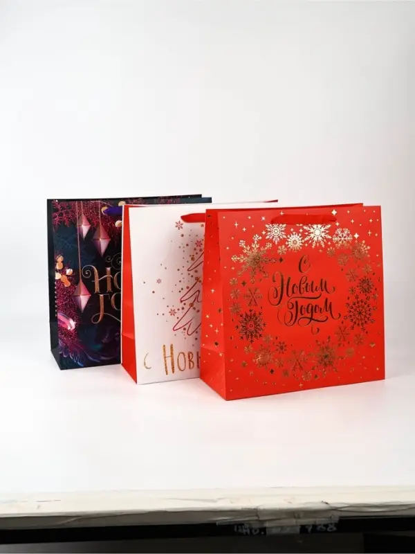 Набор новогодних пакетов &laquo;С Новым Годом!&raquo;