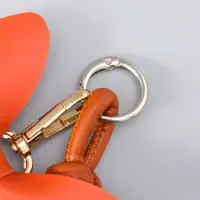 Брелок на карабине "Бабочка с узлом" красно-бордовый 13,5х9,5х2,5 см