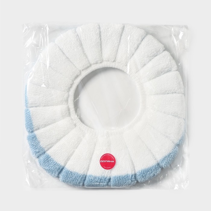 Чехол на сиденье для унитаза на резинке «Полоски», 31,5×31,5 см, 75 г, цвет МИКС Чехол на сиденье для унитаза на резинке «Полоски», 31,5×31,5 см, 75 г, цвет МИКС