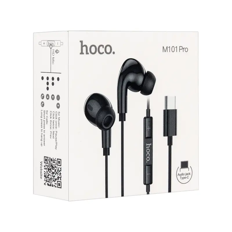 Наушники Type-C M101 Pro HOCO Черный