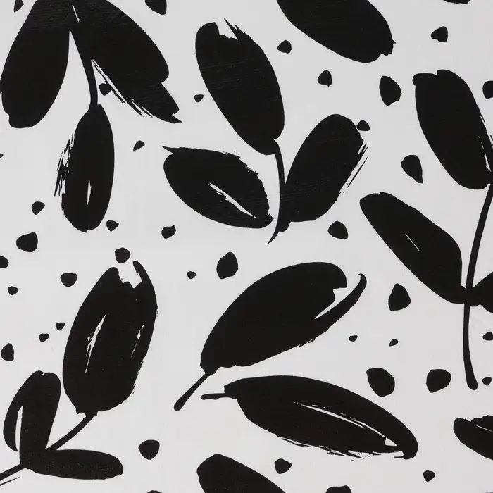 Скатерть на стол Доляна, 137&times;180 см, чёрно-белая