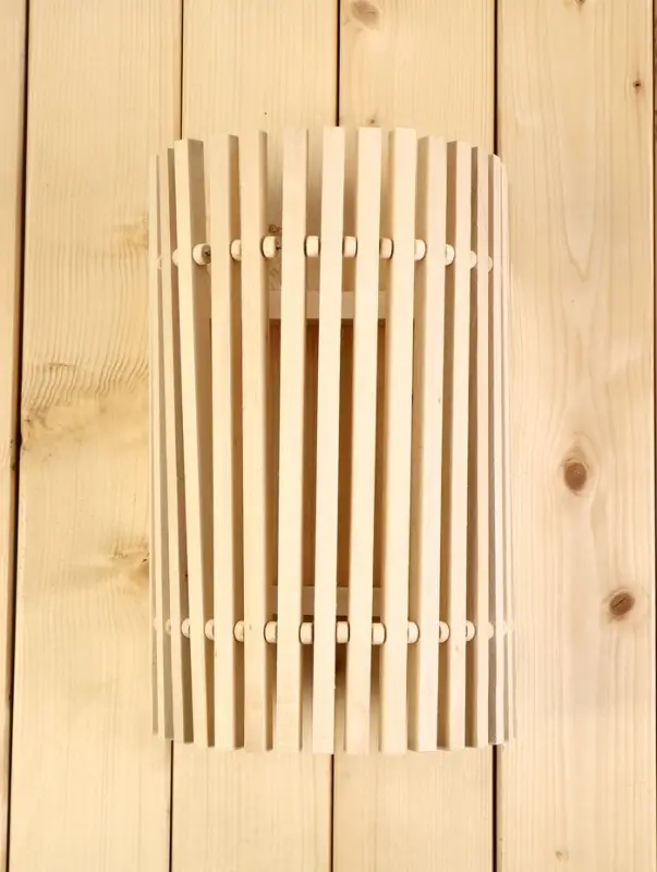 Абажур для бани и сауны, липа, 31.5&times;20.5&times;16.7 см, настенный, &laquo;Добропаровъ&raquo;