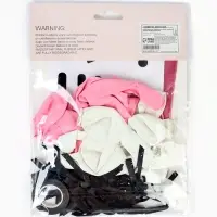 Воздушные шары, набор латекс, фольга, полимер с бантиками, белый розовый цвет, 44 предмета   1090074 Воздушные шары, набор латекс, фольга, полимер с бантиками, белый розовый цвет, 44 предмета   1090074