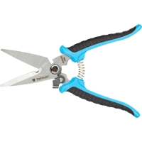 Ножницы по металлу Topfort 8 ручки прорезинованные, сталь