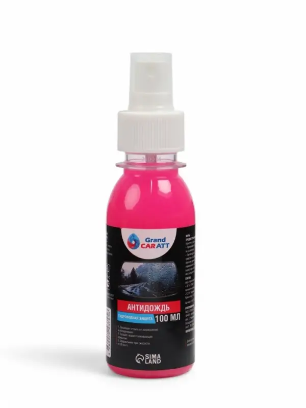 Антидождь Grand Caratt, гидрофобное покрытие, спрей, 100 мл