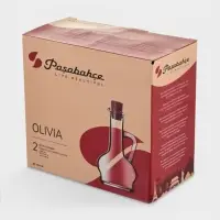 Набор бутылей для масла Paşabah&ccedil;e Olivia, 260 мл, 2 шт., стекло, прозрачный